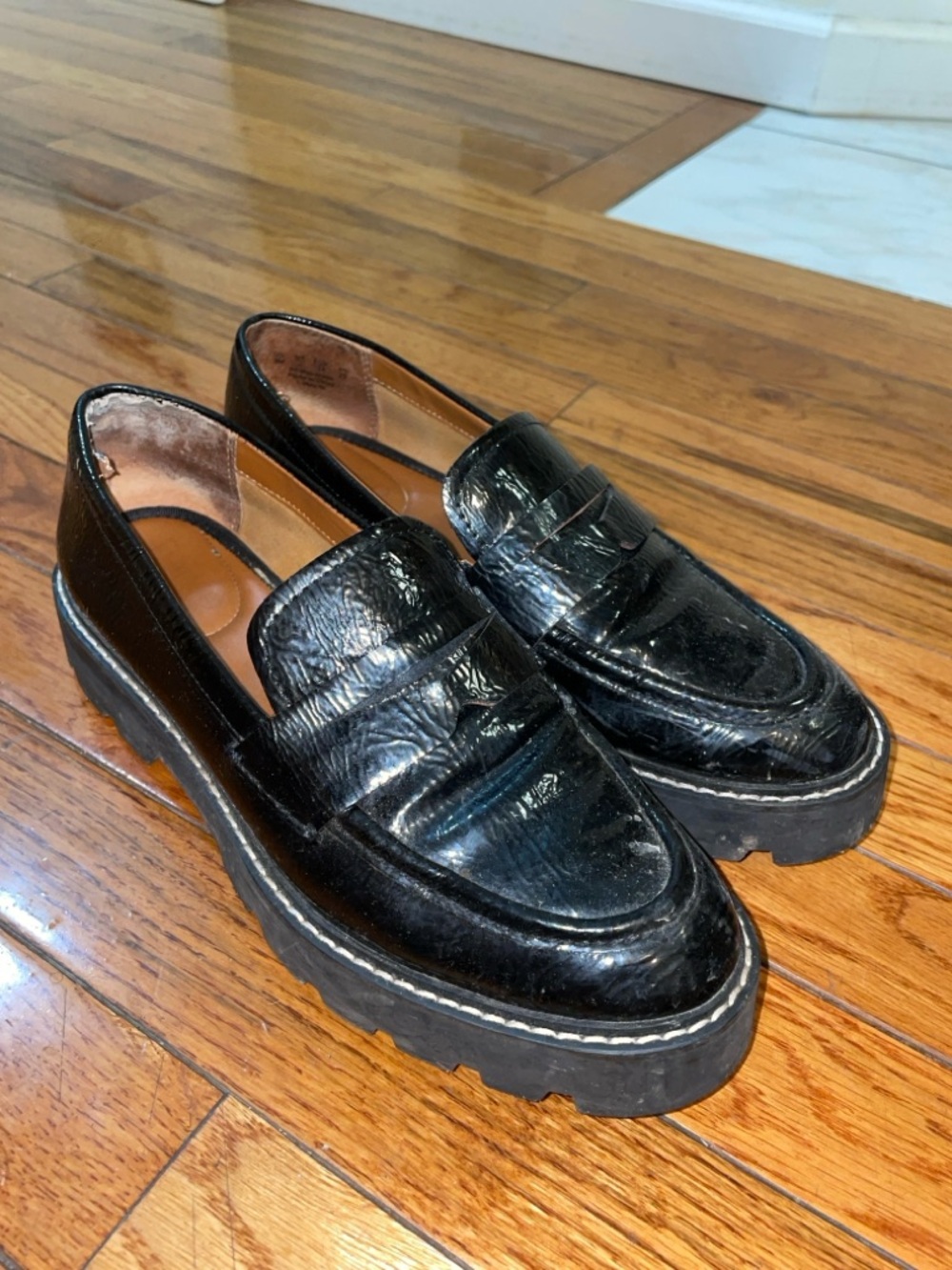 Franco Sarto Leather Loafers